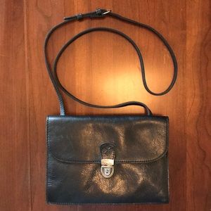 Patricia Nash Crossbody Organizer Black Handbag